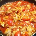 のえもゆ's cooksnap of when they made ☆簡単！パプリカと鶏肉のトマト煮☆.