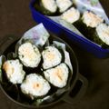 haruku221's cooksnap of when they made 簡単◎ラップ海苔巻き◎鮭フレークde.