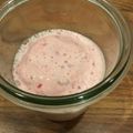 うさまる．'s cooksnap of when they made いちごのヨーグルトスムージー.