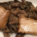 もう係長's cooksnap of when they made 味しみしみ♪ ずいきと厚揚げの煮物 ♪.