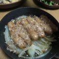 クロ８５'s cooksnap of when they made 新玉ねぎとシャウエッセンのおかかバター.