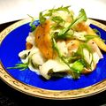 お料理ニャロメ's cooksnap of when they made 体にやさしい大根と柿のサラダ.