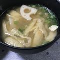 Faiza's cooksnap of when they made 簡単！シャキシャキ蓮根たっぷり☆お味噌汁.