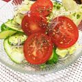フジぽん's cooksnap of when they made サラダのトマトに乾燥バジルかけるだけ！.