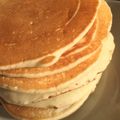 Akash1's cooksnap of when they made ホットケーキ　サイリウム入り　卵なし.