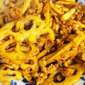 ですサイ's cooksnap of when they made れんこんとひき肉のカレー炒め.
