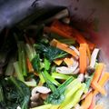 うさぽんぽん♪'s cooksnap of when they made 簡単ナムル！小松菜&人参&しめじの3兄弟.