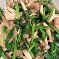 おナスちゃん☆★'s cooksnap of when they made ほうれん草と豚肉炒め.