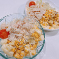 ゆにこーん☆'s cooksnap of when they made さつま芋・りんご・コーンのマヨ和え♪.