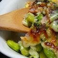 ＭＩＴＳＵＢＡＣＨＩ's cooksnap of when they made そら豆とベーコンのさっくり焼き.