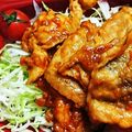 ゆゆっちゃ's cooksnap of when they made 豚肉のサムジャン炒め のっけ春サラダ.