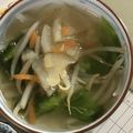 クックZ8J4H4☆'s cooksnap of when they made もやしスープ(韓国人直伝*°).