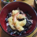 i_yokan's cooksnap of when they made 天むす風☆簡単えび天丼.