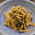 eikiko's cooksnap of when they made 牛蒡のひじきナムル.