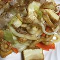 ちゃぎー's cooksnap of when they made 薄揚げ＆キャベツの甘口焼きうどん.