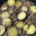 テンシのブログ's cooksnap of when they made ご飯がすすむ「さつまいものそぼろ煮」.