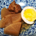 ぽちゃすけ's cooksnap of when they made 作業10分♪炊飯器で中までとろとろ鶏大根.