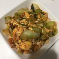 ムーミン谷のmee's cooksnap of when they made 油揚げチンゲン菜卵のバタケチャ炒め.