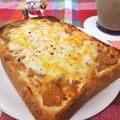 4児男子母さんの台所's cooksnap of when they made ピリ辛＊コチュマヨ・ツナトースト.