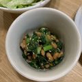 ポメちょん's cooksnap of when they made これは美味！『春菊の納豆和え』.