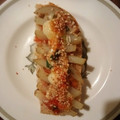 inLondon's cooksnap of when they made チーズとトマトとじゃが芋の和風トースト.