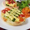 Yukiまむ's cooksnap of when they made アスパラマヨチーズオープンサンド.