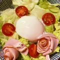 ふわふわミッシー's cooksnap of when they made ポン酢とオリーブ油の釜たまサラダうどん.