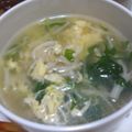 ＊優ちゃんママ＊'s cooksnap of when they made 水菜の中華スープ.