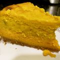 CheeZoo's cooksnap of when they made かぼちゃとサツマイモの2層チーズケーキ.