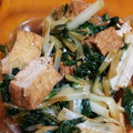 ユキレレ's cooksnap of when they made 広茎京菜と厚揚げの炒め煮.