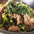 いたちのおもち's cooksnap of when they made 春菊と牛肉のシンプル炒め♪.