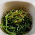 クックめーご☆'s cooksnap of when they made 簡単もう一品♪みつばのピリ辛おひたし.
