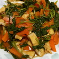 クックまさやま's cooksnap of when they made かぶの葉と油揚げの煮浸し.