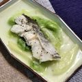 アンドーナツ☆'s cooksnap of when they made 簡単ヘルシー♪タラのレタス蒸し.