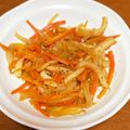 ミルクイヌ's cooksnap of when they made にんじんと玉ねぎのきんぴら.