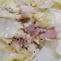 3姫の母's cooksnap of when they made ハクサイとベーコンのとろとろチーズ焼き.