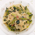 めいめい☆☆☆'s cooksnap of when they made 蓮根と小松菜の梅肉白みそゴマ和え.