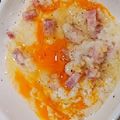 akiyuママ's cooksnap of when they made カルボナーラ風＊レンジでリゾット.