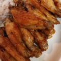 nezera's cooksnap of when they made 揚げずに簡単！手羽中スペアリブの甘辛焼き.