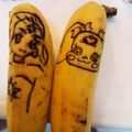 えむべべ's cooksnap of when they made 子供のお弁当に♪お絵かきバナナ♡.