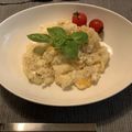にゃおうみ's cooksnap of when they made たっぷり卵とチーズのリゾット.