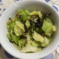 クック49L4Ho☆'s cooksnap of when they made あと一品、レンジで簡単キャベツ塩昆布和え.
