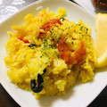 ま＊に's cooksnap of when they made 炊飯器で♡簡単♡パエリア.