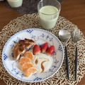 ちゃぴ♥'s cooksnap of when they made 子供も大好き♥青汁バナナオレ.