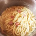 金魚のひらり's cooksnap of when they made ランチに簡単！うどんカルボナーラ.