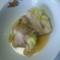 あかりんぐ's cooksnap of when they made ルクエスチームケースでキャベツの豚肉巻き.