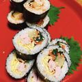 sumomokaka's cooksnap of when they made 本場韓国の3STEP簡単海苔巻きキンパ.