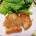 yumihuar's cooksnap of when they made 甘味噌ダレ 豚かつチキンカかつに.