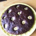 おりぼぶ's cooksnap of when they made フライパンdeチョコバナナケーキ.