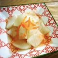 fl＊＊'s cooksnap of when they made 我が家のお気に入り♪大根の浅漬け.